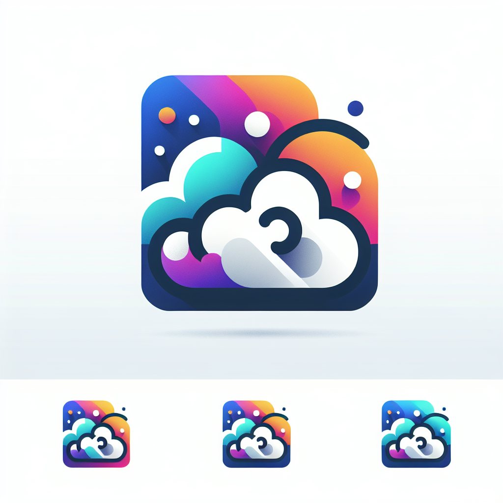 一个张小云的个人主页的标志，呈现出简洁和现代的外观，突显个人品味与个性。 [在设计中融入云朵元素] [采用柔和的色调]